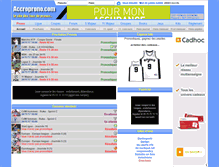 Tablet Screenshot of accroprono.com